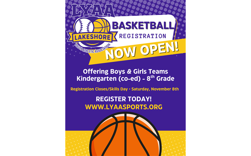 Winter '25-'26 Basketball Registration is now open!